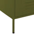 Lady Jillian -  Chest of Drawers Olive Green 80x35x101,5 cm Steel